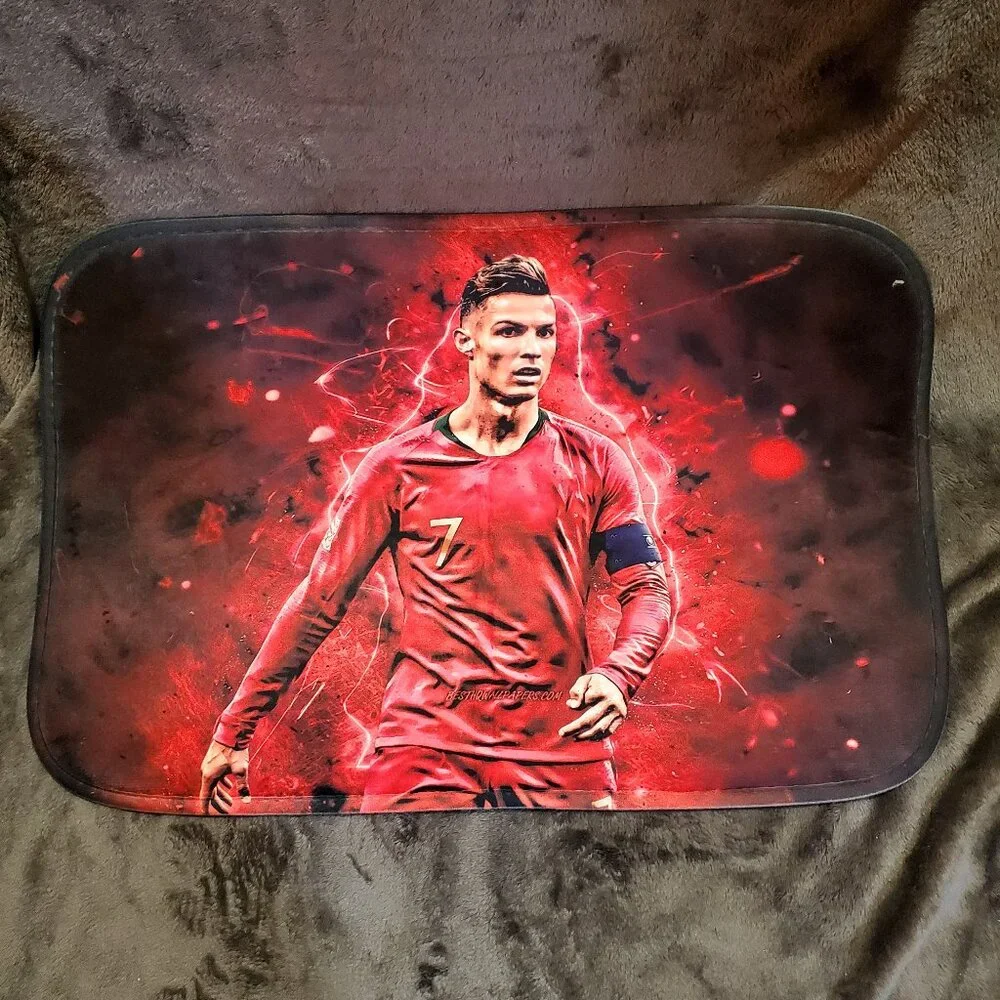 Cristiano Ronaldo Bathroom Mat - Quick Dry Ultra Absorbent Thin 24